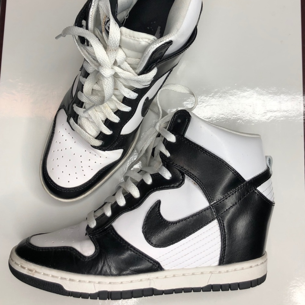 Nike Dunk Sky Highs size 9-wedge heel inside